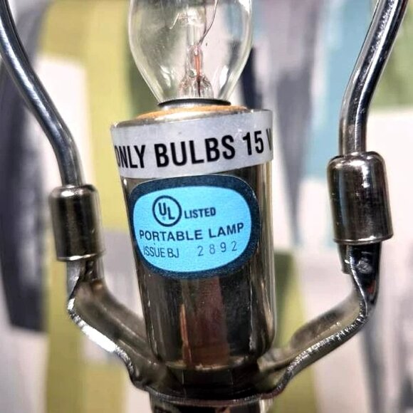 Vtg Rococo Style Silver Plated Metal Tea Pot Table Lamp Light With Ornate Shade - Picture 6 of 15